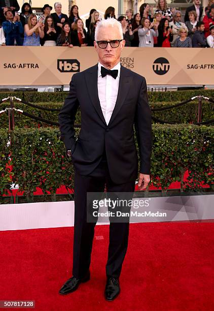 Actor John Slattery attends the 22nd Annual Screen Actors Guild Awards at The Shrine Auditorium on January 30, 2016 in Los Angeles, California.