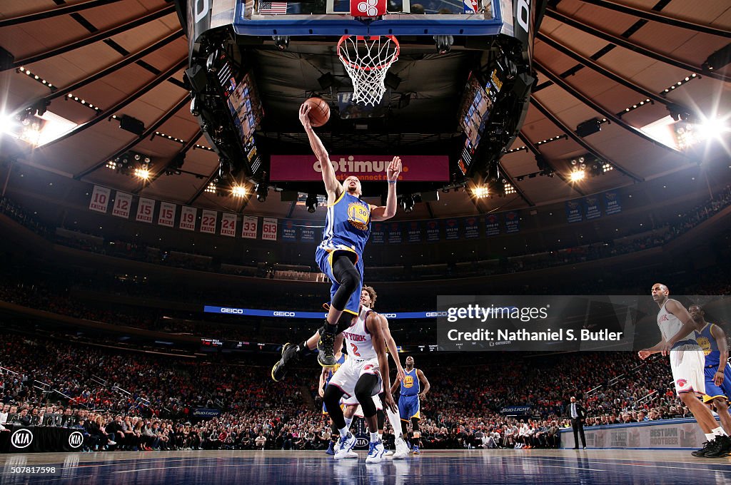 Golden State Warriors v New York Knicks