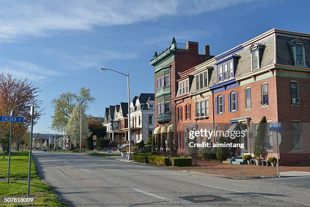 front street in harrisburg - harrisburg pennsylvania stock pictures, royalty-free photos & images