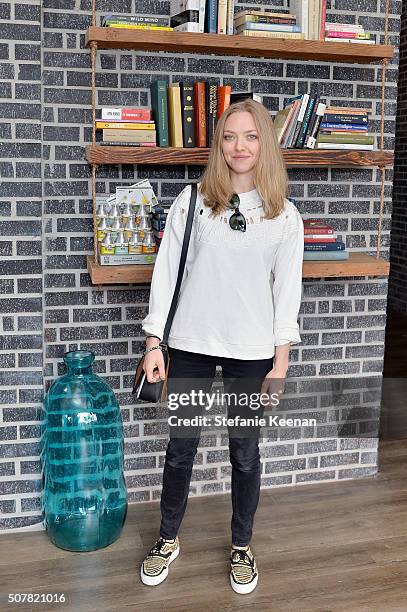 Actress Amanda Seyfried attends the DEN Meditation Studio grand opening on January 31, 2016 in Los Angeles, California.