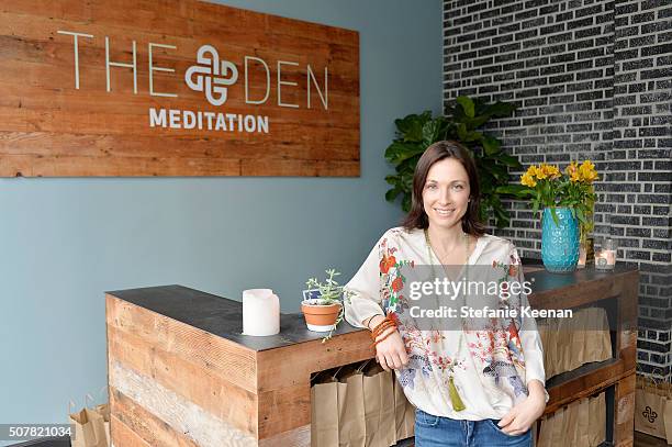 Tal Rabinowitz attends the DEN Meditation Studio grand opening on January 31, 2016 in Los Angeles, California.