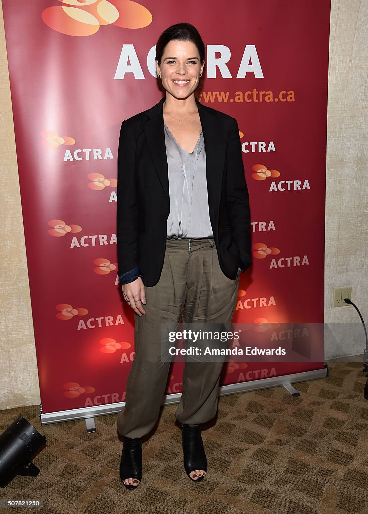 2016 ACTRA National Award Of Excellence - Arrivals
