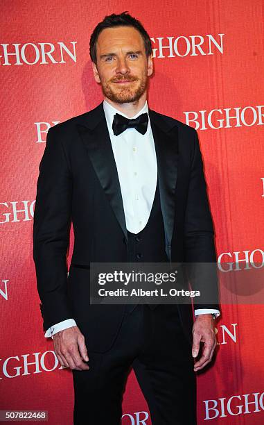 Actor Michael Fassbender arrives for the 27th Annual Palm Springs International Film Festival Awards Gala held at Palm Springs Convention Center on...