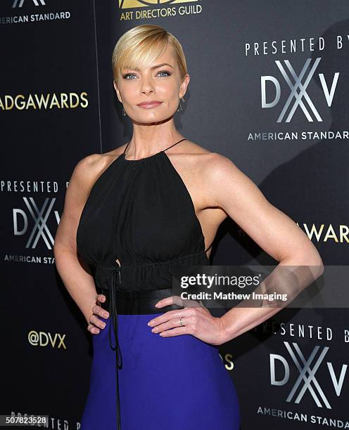 Actress Jaime Pressly arrives at the 20th Annual Art Directors Guild Excellence In Production Design Awards at The Beverly Hilton Hotel on January...