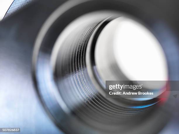 close up of engineering component - focussed on shaft - product design stock pictures, royalty-free photos & images