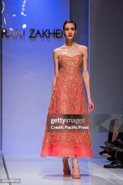 Rani Zakhem catwalk show during the AltaRoma AltaModa fashion week in Rome.