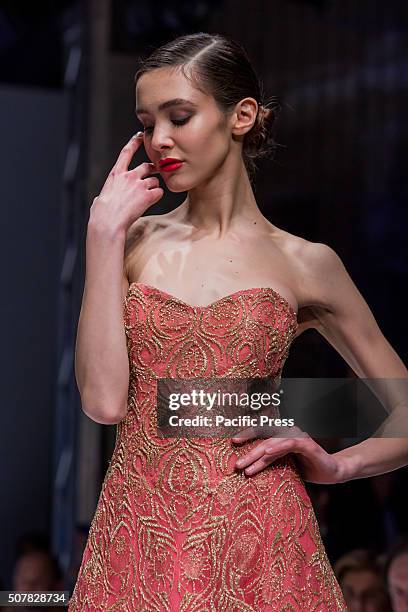 Rani Zakhem catwalk show during the AltaRoma AltaModa fashion week in Rome.