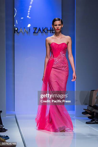 Rani Zakhem catwalk show during the AltaRoma AltaModa fashion week in Rome.