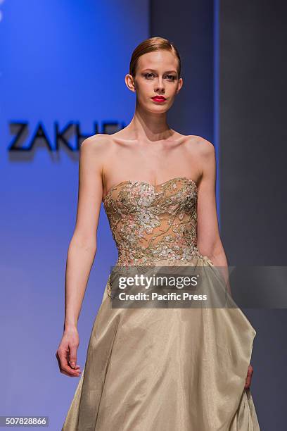 Rani Zakhem catwalk show during the AltaRoma AltaModa fashion week in Rome.