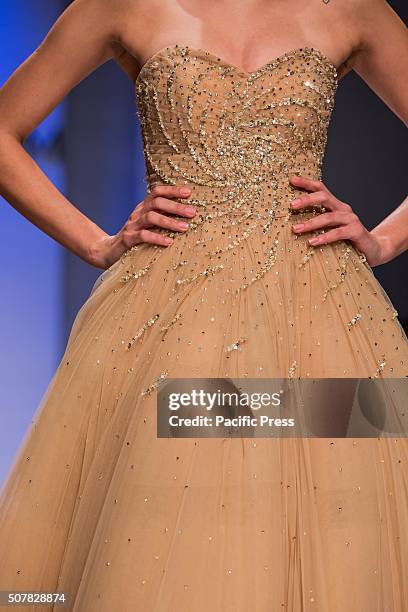 Rani Zakhem catwalk show during the AltaRoma AltaModa fashion week in Rome.