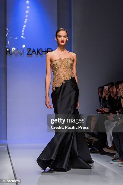 Rani Zakhem catwalk show during the AltaRoma AltaModa fashion week in Rome.