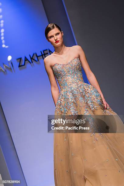 Rani Zakhem catwalk show during the AltaRoma AltaModa fashion week in Rome.