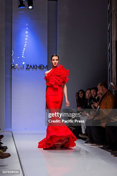 Rani Zakhem catwalk show during the AltaRoma AltaModa fashion week in Rome.