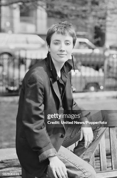 English actress Emma Thompson from the television comedy series Alfresco in London on 25th April 1983.