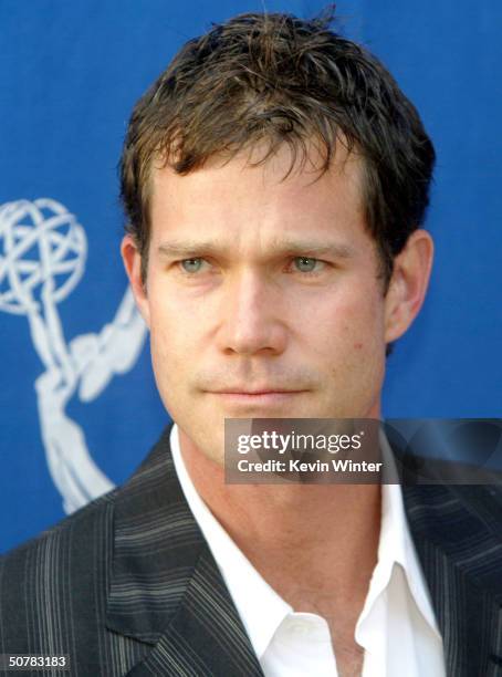 Actor Dylan Walsh arrives at the Academy of Television Arts and Sciences' "Behind The Scenes Double Header" with FX's "The Shield" and "Nip/Tuck" at...