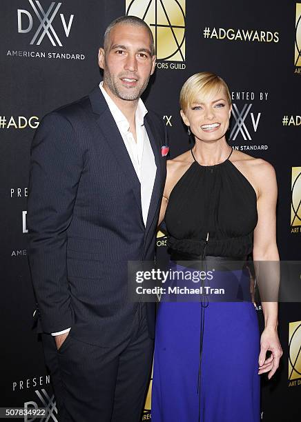 Jaime Pressly and boyfriend, Hamzi Hijazi arrive at the Art Directors Guild 20th Annual Excellence In Production Awards held at The Beverly Hilton...