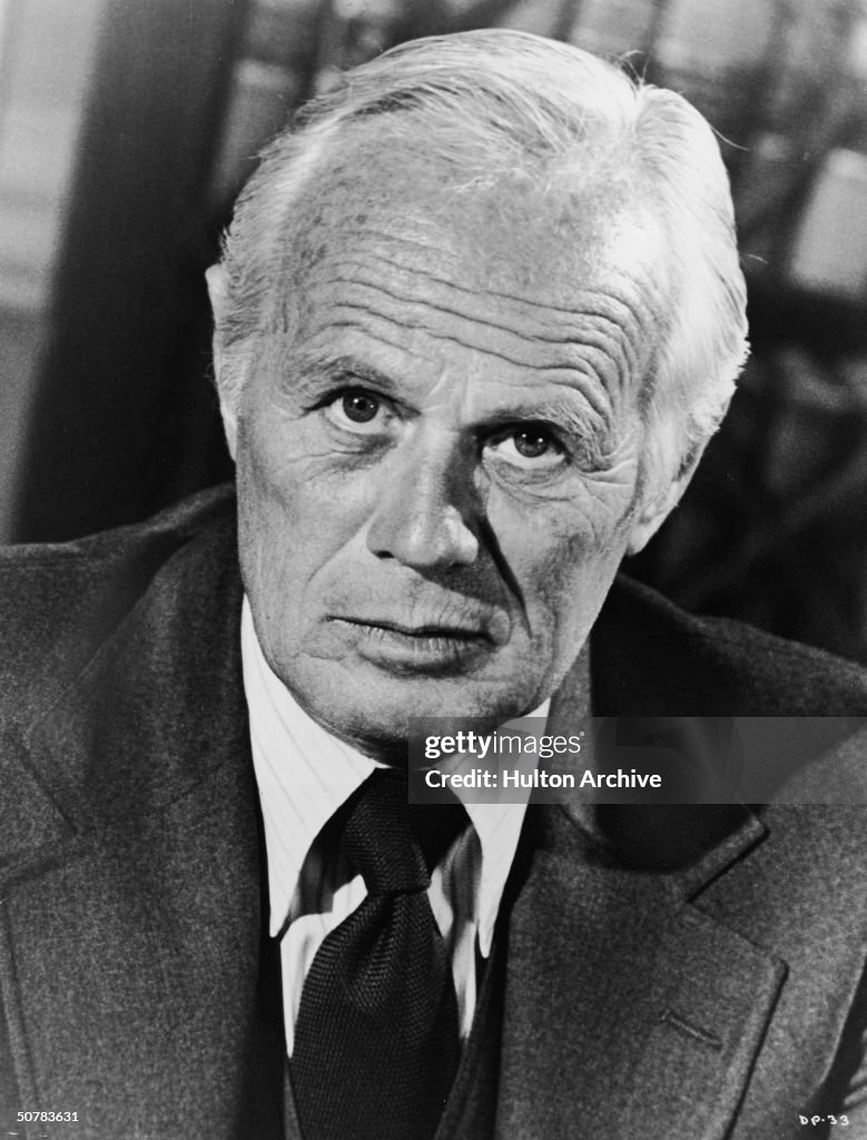 Widmark Promotional headshot of American actor Richard Widmark, early 1980s ...