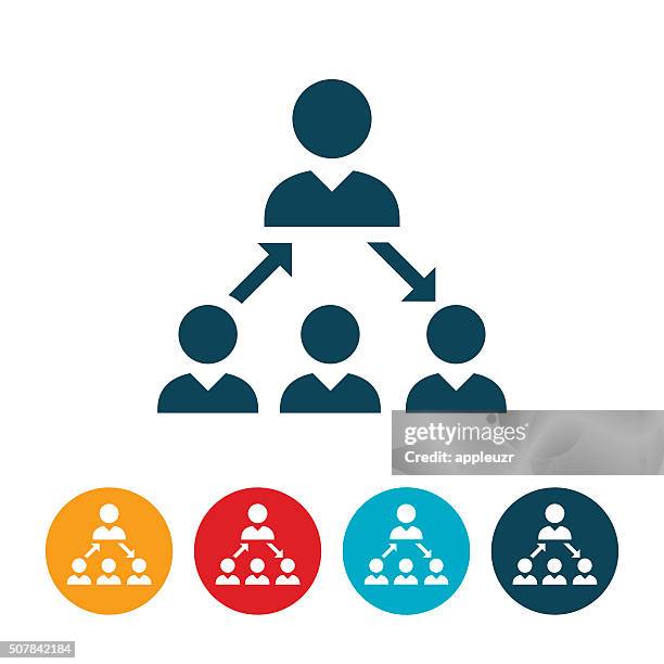 ilustrações de stock, clip art, desenhos animados e ícones de ícone de gestão de fluxo de trabalho - organization chart