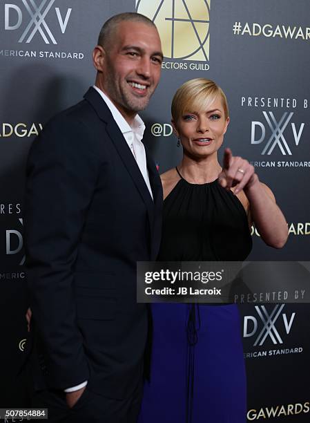 Jaime Pressly and Hamzi Hijazi attend the Art Directors Guild 20th Annual Excellence in Production Awards at The Beverly Hilton Hotel on January 31,...