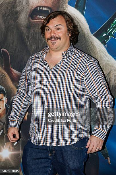 Jack Black attends a photo call for the film 'Goosebumps' at Hotel Adlon on February 1, 2016 in Berlin, Germany.