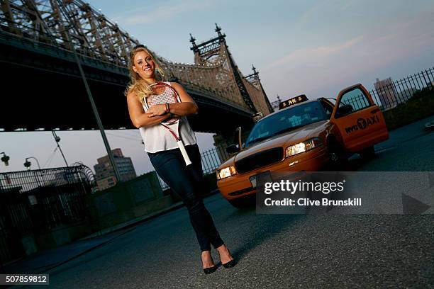 Tennis player Angelique Kerber is photographed on August 10, 2012 in New York City.