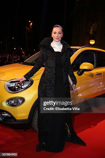 Simona Borioni attends Zoolander No.2 Fan Screening with Fiat 500X on January 30, 2016 in Rome, Italy.