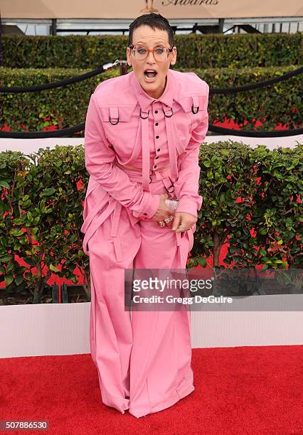 Actress Lori Petty arrives at the 22nd Annual Screen Actors Guild Awards at The Shrine Auditorium on January 30, 2016 in Los Angeles, California.