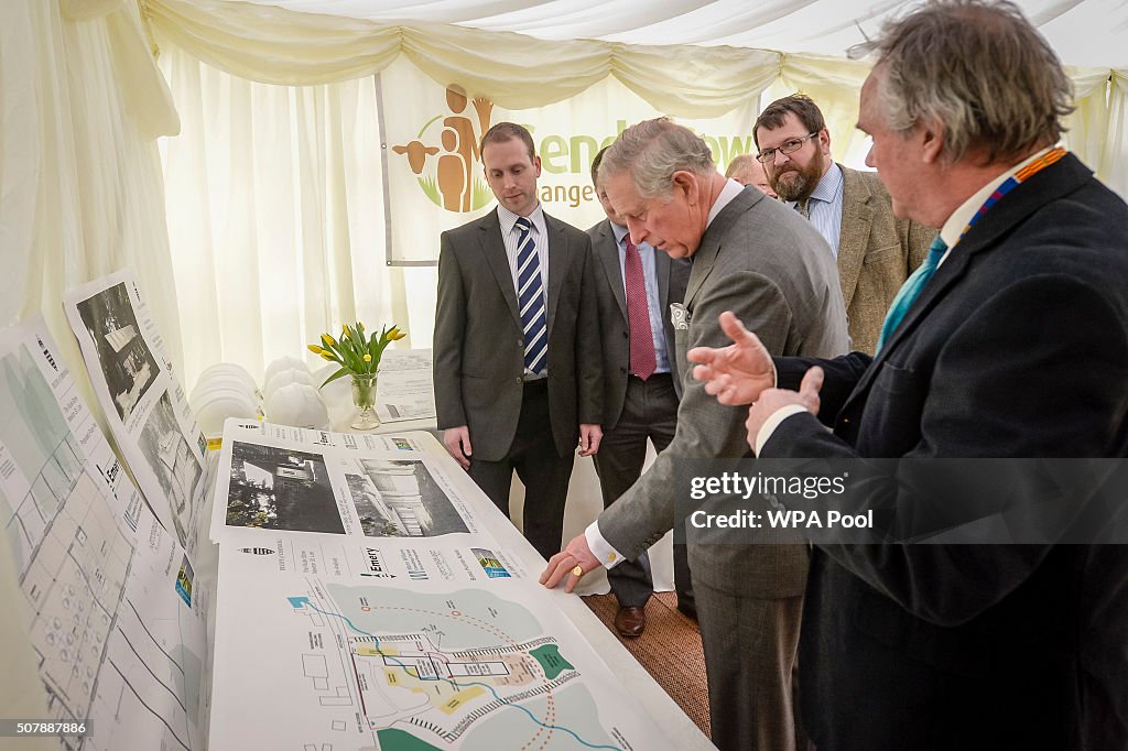 The Prince Of Wales Visits 'Send A Cow' International Development Charity