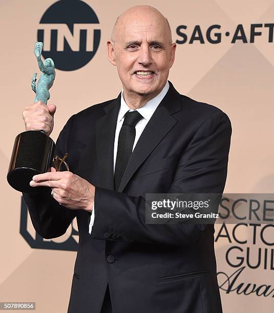 Jeffrey Tambor poses at the 22nd Annual Screen Actors Guild Awards at The Shrine Auditorium on January 30, 2016 in Los Angeles, California.