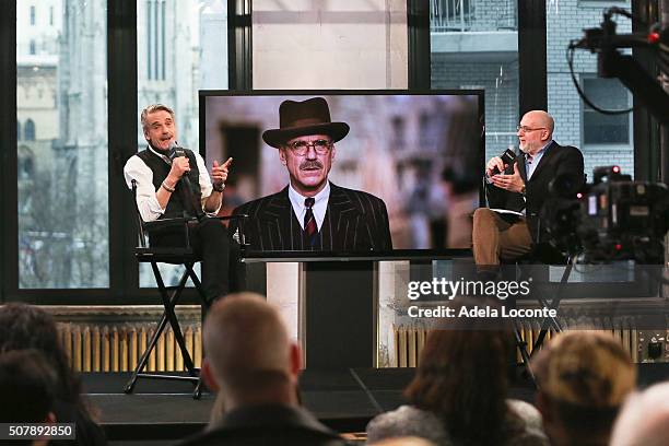 Actor Jeremy Irons discusses "Race" at AOL Studios In New York on February 1, 2016 in New York City.