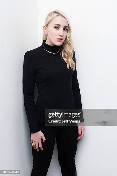 Actress Harley Quinn Smith of 'Yoga Hosers' poses for a portrait at the 2016 Sundance Film Festival on January 24, 2016 in Park City, Utah.