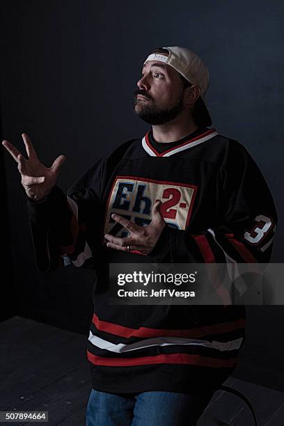 Filmmaker Kevin Smith of 'Yoga Hosers' poses for a portrait at the 2016 Sundance Film Festival on January 24, 2016 in Park City, Utah.