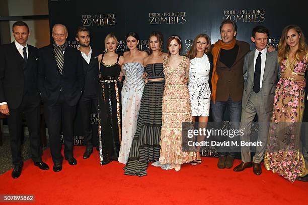 Zygi Kamasa, Charles Dance, Douglas Booth, Bella Heathcote, Millie Brady, Lily James, Ellie Bamber, Hermione Corfield, director Burr Steers, Matt...