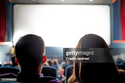 People at the cinema People at the cinema