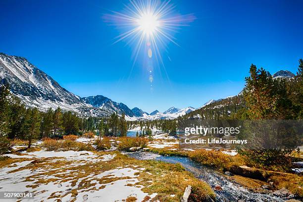 sierra nevada mountain range in early fall 2011 - slushies stock pictures, royalty-free photos & images