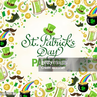 St patrick's day frame St patrick's day frame