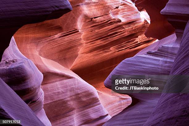 antelope canyon - grand staircase escalante national monument stock-fotos und bilder