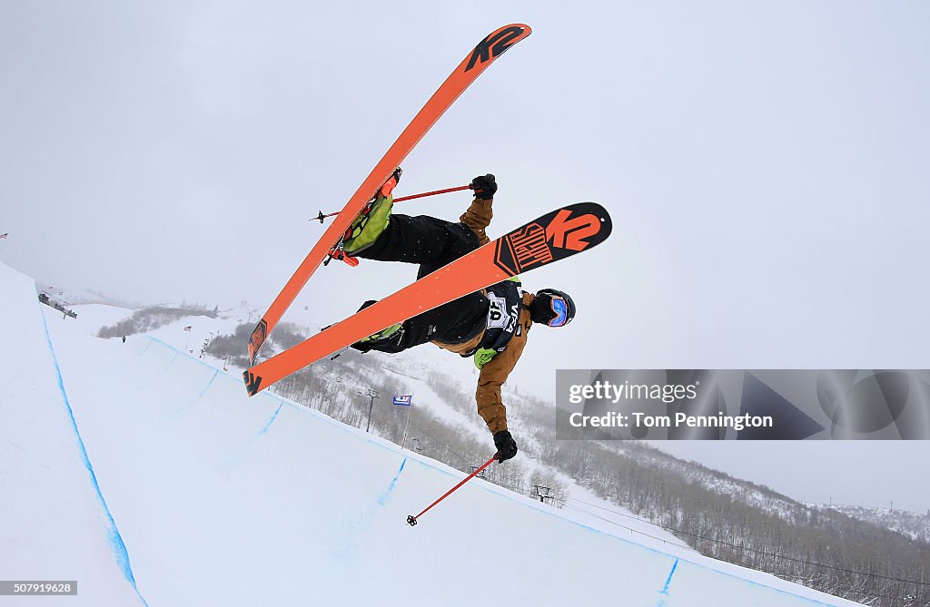 2016 Visa U.S. Freeskiing Park City Grand Prix- Freeskiing Halfpipe Training