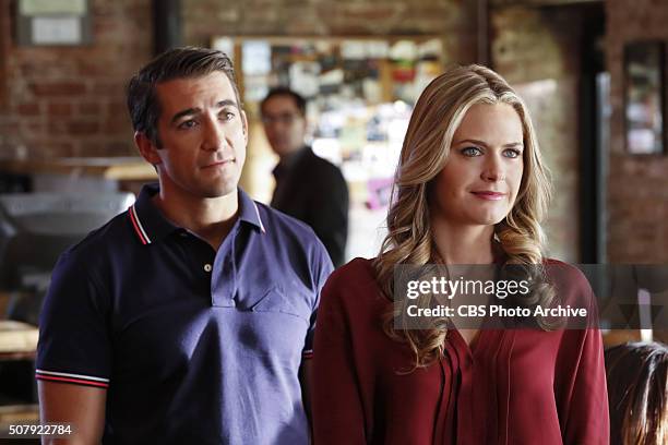 Practice Guy" -- Pictured: Jonathan Togo and Maggie Lawson . Allison is struck with the dating jitters, so Amy suggests she have a one-night-stand to...