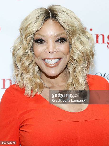 Actress and television personlaity Wendy Williams attends #HealthyHeartSelfie Challenge at Initiative New York Headquarters on February 1, 2016 in...