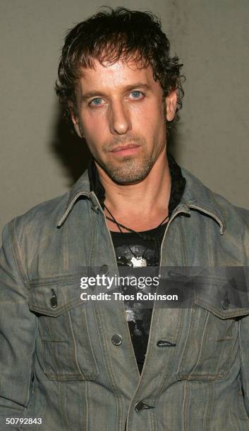 Photographer Steven Klein attends Steven Klein & Brad Pitt's celebration of a special issue of Roma Vogue at the Maritime Hotel May 1, 2004 in New...