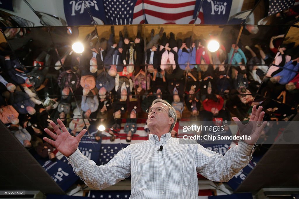 Jeb Bush Holds Town Hall In New Hampshire