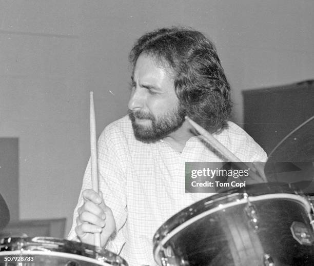 Photo of Joe LaBarbera performing in Berkeley, California. Circa 1980