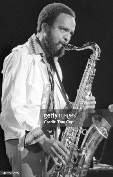 American saxophonist Grover Washington Jr performing in Berkeley, California, circa 1976