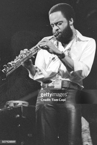 American saxophonist Grover Washington Jr. Performing in San Francisco, California, circa 1976
