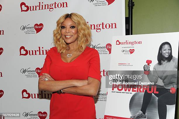 Wendy Williams attends #HealthyHeartSelfie Challenge at Initiative New York Headquarters on February 1, 2016 in New York City.