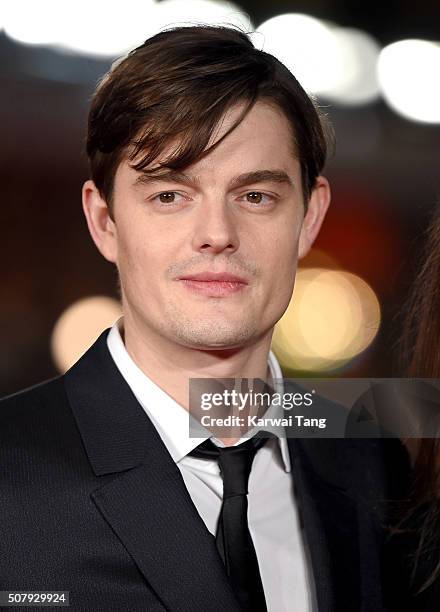 Sam Riley attends the European premiere of "Pride And Prejudice And Zombies" at the Vue West End on February 1, 2016 in London, England.