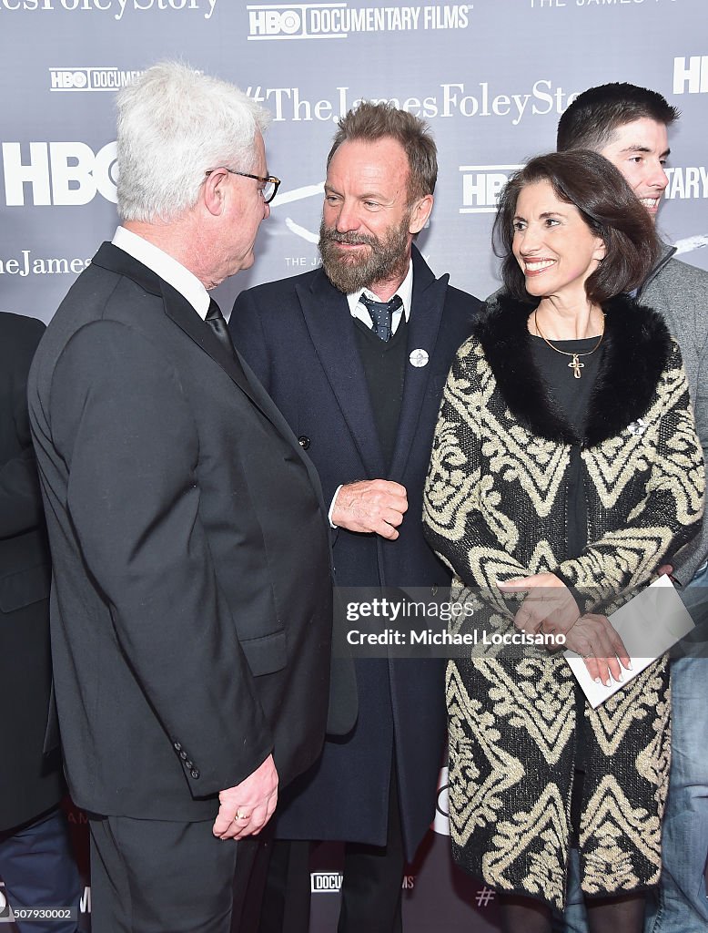 NYC Screening Of HBO Documentary Film "Jim: The James Foley Story" At Time Warner Center