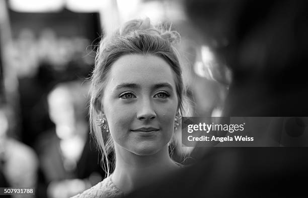 Actress Saoirse Ronan attends the 22nd Annual Screen Actors Guild Awards at The Shrine Auditorium on January 30, 2016 in Los Angeles, California.