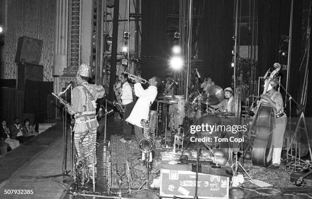 Musician Art Ensemble of Chicago performing in San Francisco, California circa 1982